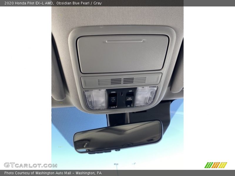 Obsidian Blue Pearl / Gray 2020 Honda Pilot EX-L AWD