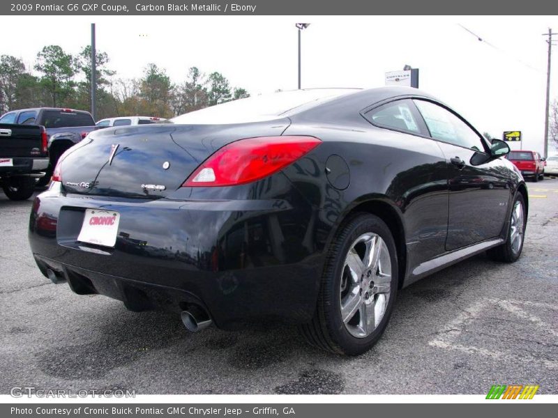 Carbon Black Metallic / Ebony 2009 Pontiac G6 GXP Coupe