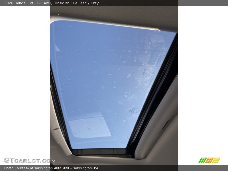Obsidian Blue Pearl / Gray 2020 Honda Pilot EX-L AWD