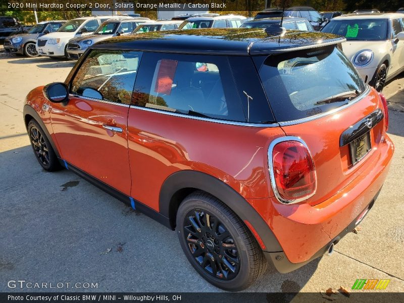 Solaris Orange Metallic / Carbon Black 2020 Mini Hardtop Cooper 2 Door