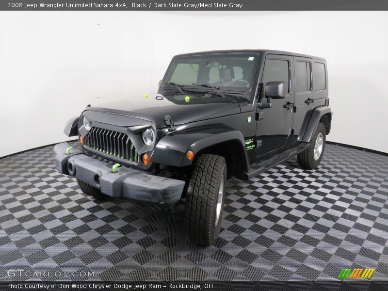 Black / Dark Slate Gray/Med Slate Gray 2008 Jeep Wrangler Unlimited Sahara 4x4