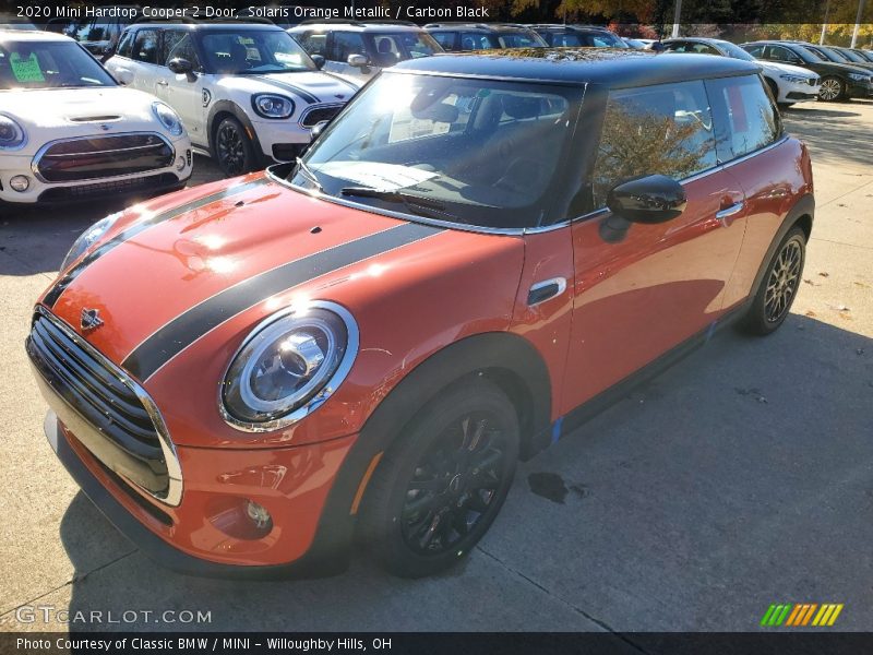 Solaris Orange Metallic / Carbon Black 2020 Mini Hardtop Cooper 2 Door