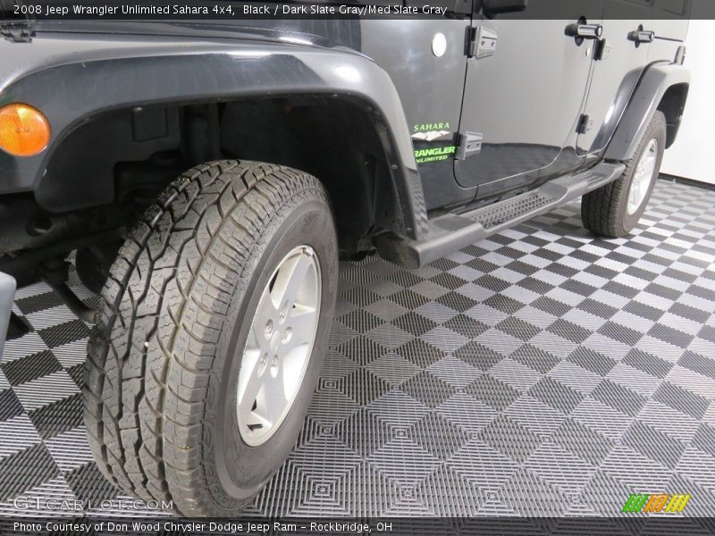 Black / Dark Slate Gray/Med Slate Gray 2008 Jeep Wrangler Unlimited Sahara 4x4