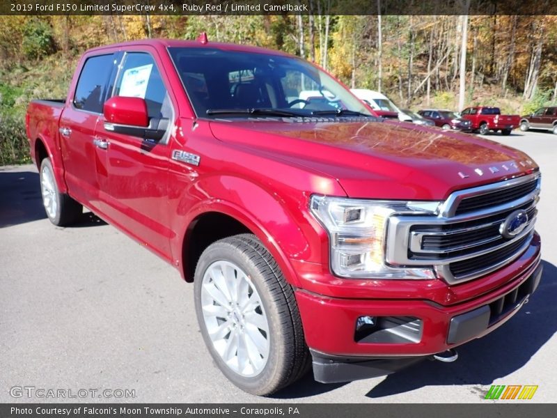 Front 3/4 View of 2019 F150 Limited SuperCrew 4x4