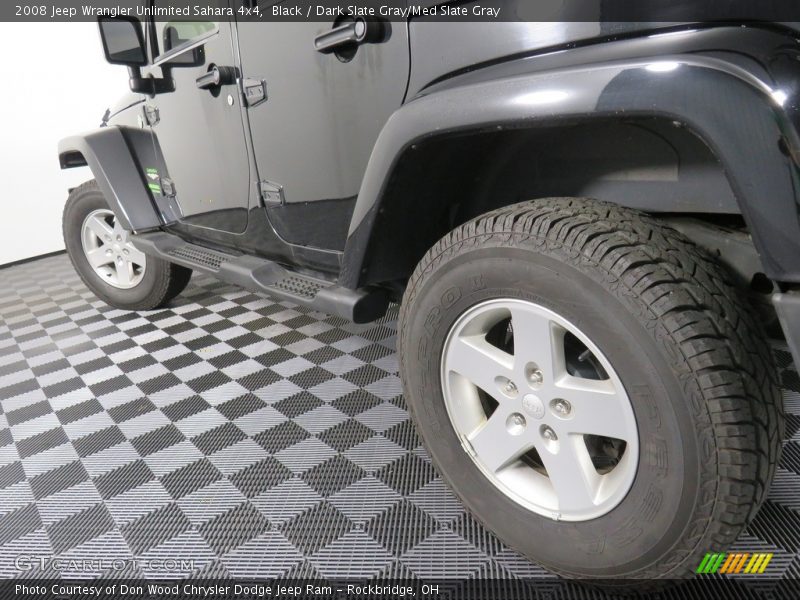 Black / Dark Slate Gray/Med Slate Gray 2008 Jeep Wrangler Unlimited Sahara 4x4