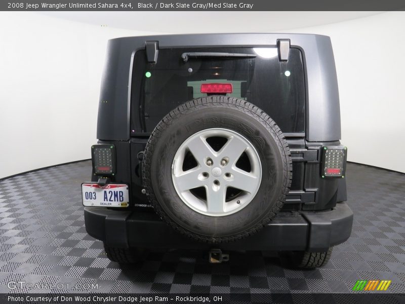 Black / Dark Slate Gray/Med Slate Gray 2008 Jeep Wrangler Unlimited Sahara 4x4