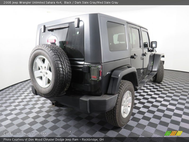 Black / Dark Slate Gray/Med Slate Gray 2008 Jeep Wrangler Unlimited Sahara 4x4
