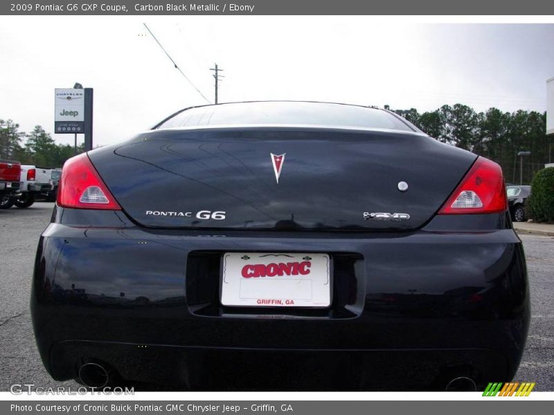 Carbon Black Metallic / Ebony 2009 Pontiac G6 GXP Coupe