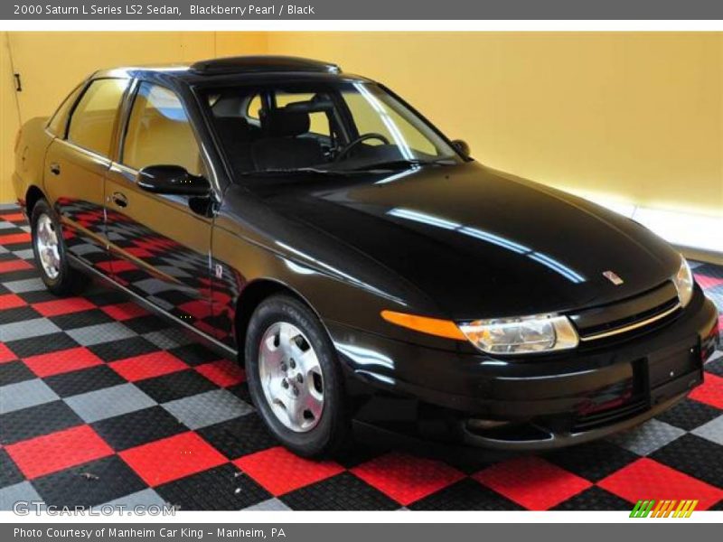 Blackberry Pearl / Black 2000 Saturn L Series LS2 Sedan