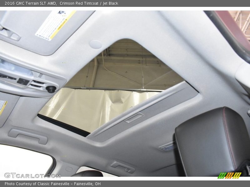 Crimson Red Tintcoat / Jet Black 2016 GMC Terrain SLT AWD