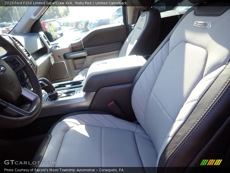 Front Seat of 2019 F150 Limited SuperCrew 4x4