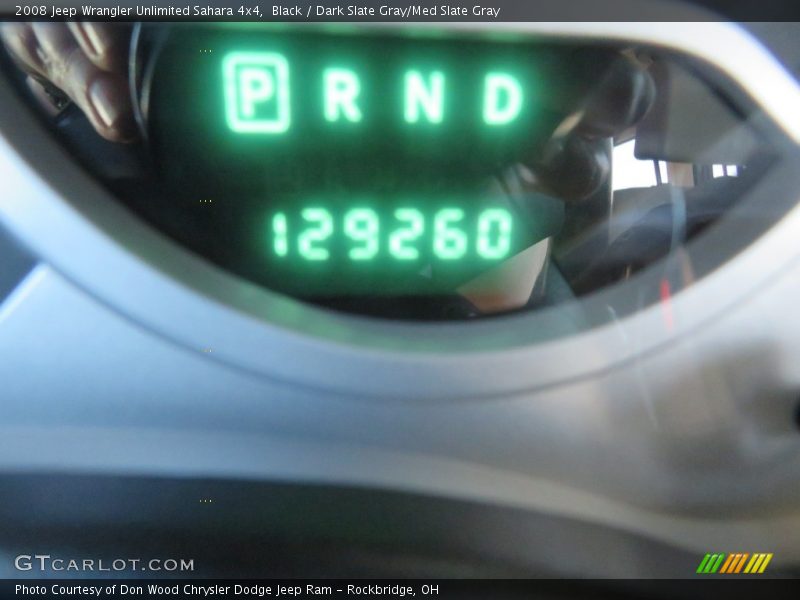Black / Dark Slate Gray/Med Slate Gray 2008 Jeep Wrangler Unlimited Sahara 4x4