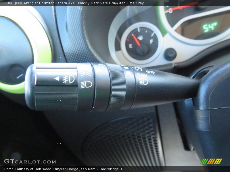 Black / Dark Slate Gray/Med Slate Gray 2008 Jeep Wrangler Unlimited Sahara 4x4