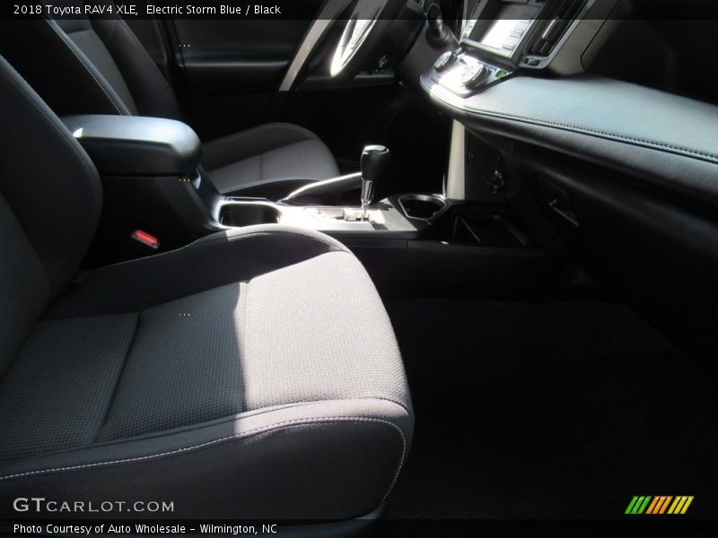 Electric Storm Blue / Black 2018 Toyota RAV4 XLE