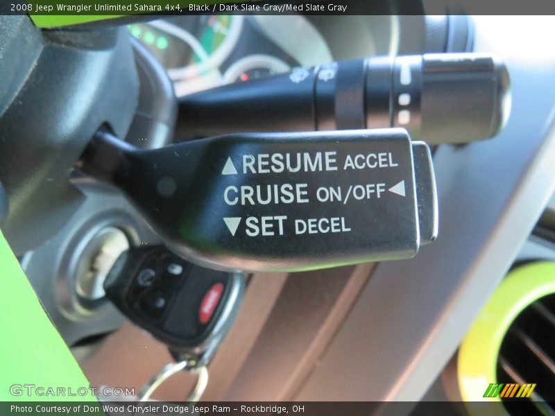 Black / Dark Slate Gray/Med Slate Gray 2008 Jeep Wrangler Unlimited Sahara 4x4