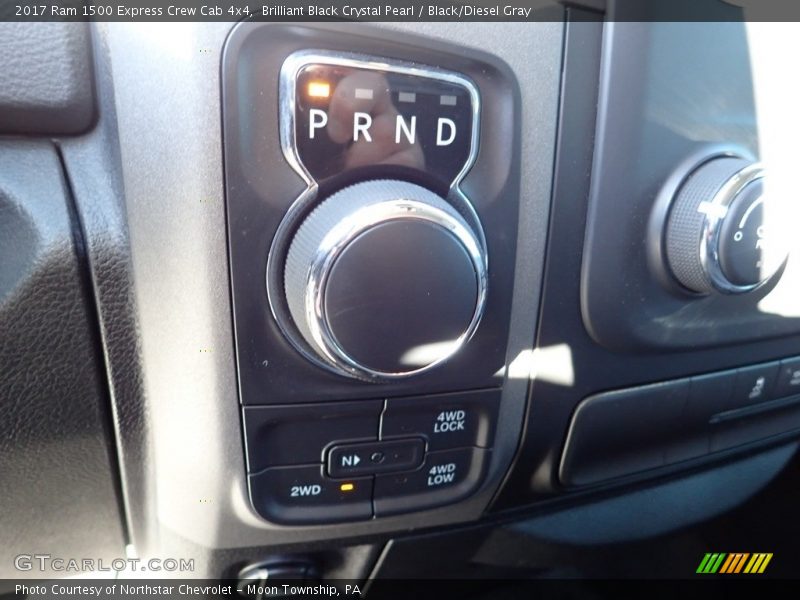 Brilliant Black Crystal Pearl / Black/Diesel Gray 2017 Ram 1500 Express Crew Cab 4x4