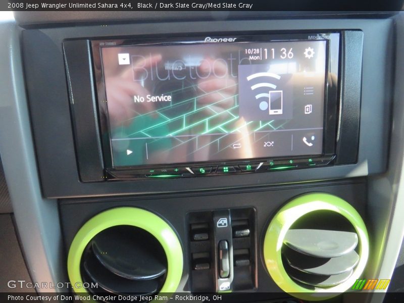 Black / Dark Slate Gray/Med Slate Gray 2008 Jeep Wrangler Unlimited Sahara 4x4