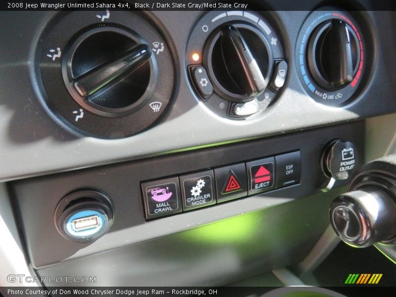 Black / Dark Slate Gray/Med Slate Gray 2008 Jeep Wrangler Unlimited Sahara 4x4