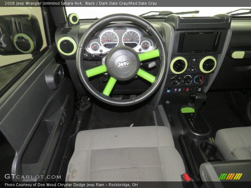 Black / Dark Slate Gray/Med Slate Gray 2008 Jeep Wrangler Unlimited Sahara 4x4