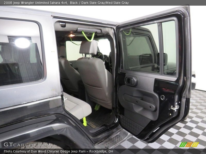 Black / Dark Slate Gray/Med Slate Gray 2008 Jeep Wrangler Unlimited Sahara 4x4