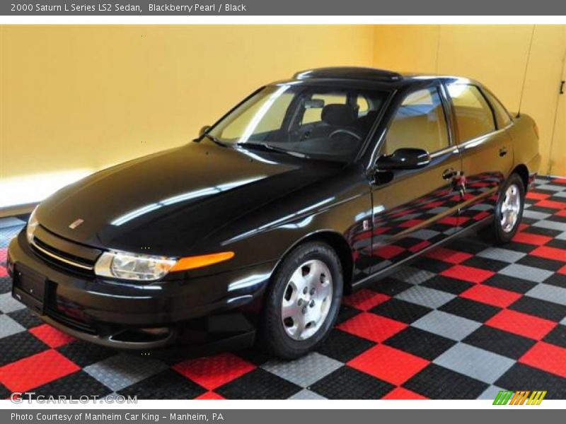 Blackberry Pearl / Black 2000 Saturn L Series LS2 Sedan