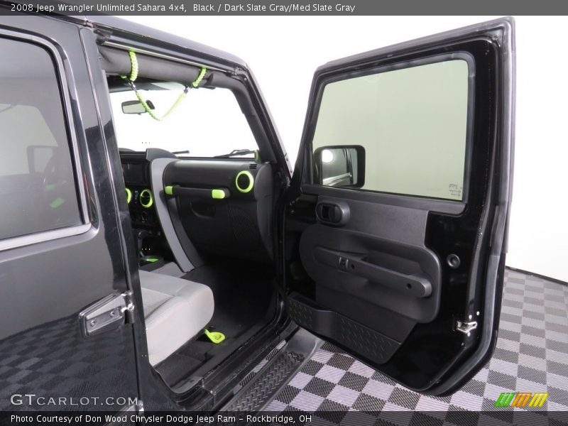 Black / Dark Slate Gray/Med Slate Gray 2008 Jeep Wrangler Unlimited Sahara 4x4