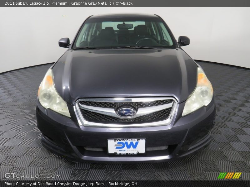 Graphite Gray Metallic / Off-Black 2011 Subaru Legacy 2.5i Premium