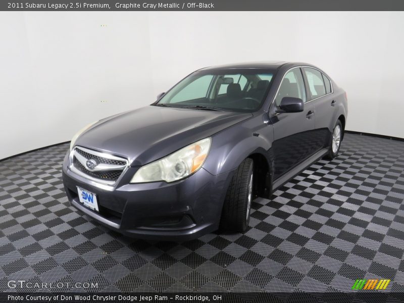 Graphite Gray Metallic / Off-Black 2011 Subaru Legacy 2.5i Premium