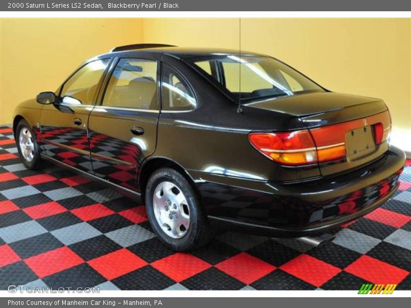 Blackberry Pearl / Black 2000 Saturn L Series LS2 Sedan