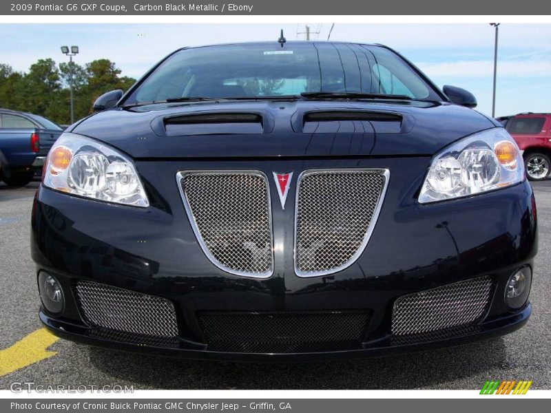 Carbon Black Metallic / Ebony 2009 Pontiac G6 GXP Coupe