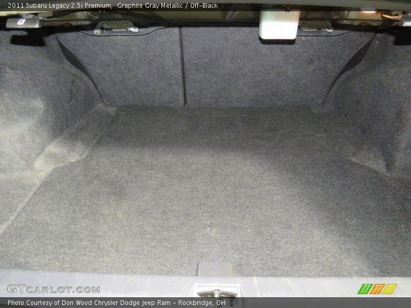 Graphite Gray Metallic / Off-Black 2011 Subaru Legacy 2.5i Premium
