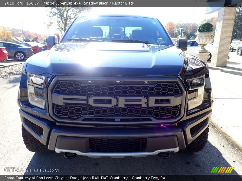 Shadow Black / Raptor Black 2018 Ford F150 SVT Raptor SuperCab 4x4