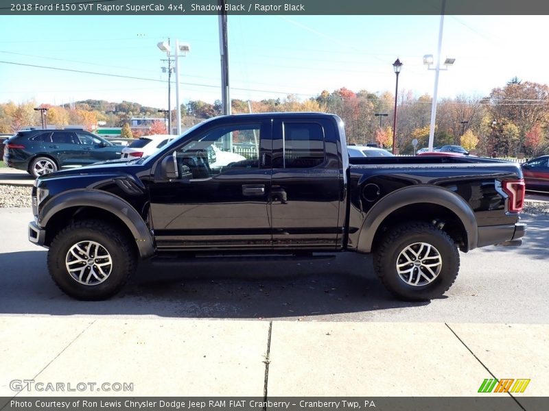 Shadow Black / Raptor Black 2018 Ford F150 SVT Raptor SuperCab 4x4