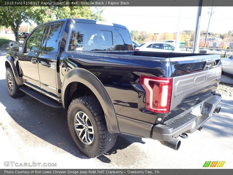 Shadow Black / Raptor Black 2018 Ford F150 SVT Raptor SuperCab 4x4
