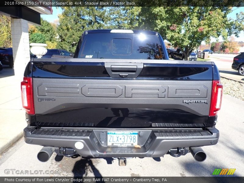 Shadow Black / Raptor Black 2018 Ford F150 SVT Raptor SuperCab 4x4