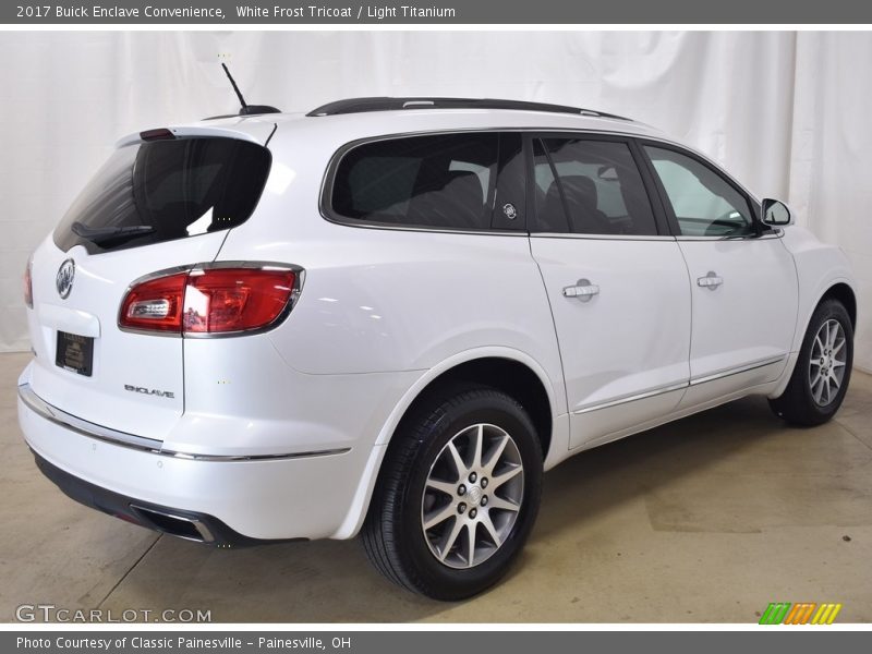 White Frost Tricoat / Light Titanium 2017 Buick Enclave Convenience
