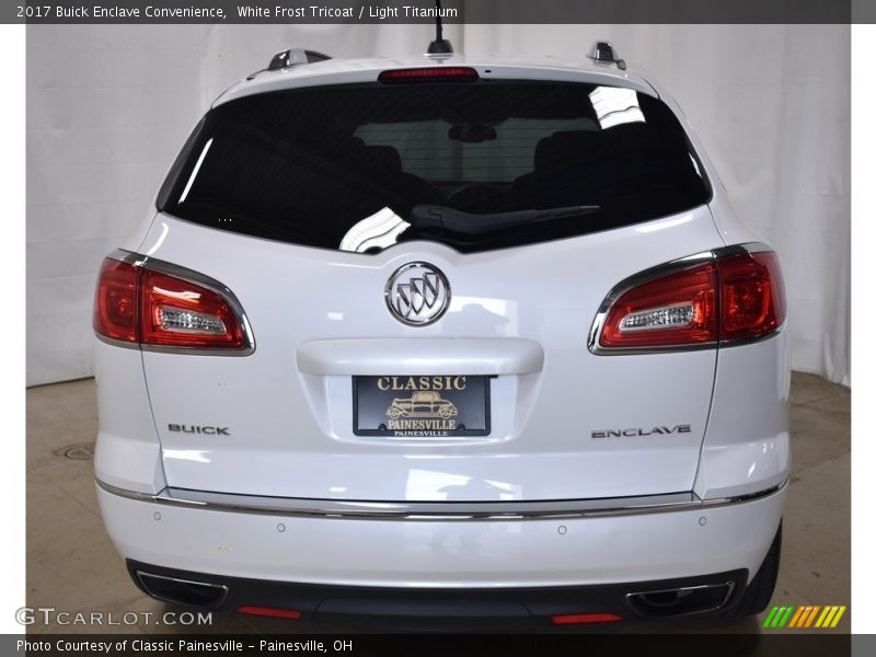 White Frost Tricoat / Light Titanium 2017 Buick Enclave Convenience