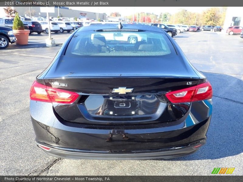 Mosaic Black Metallic / Jet Black 2016 Chevrolet Malibu LS
