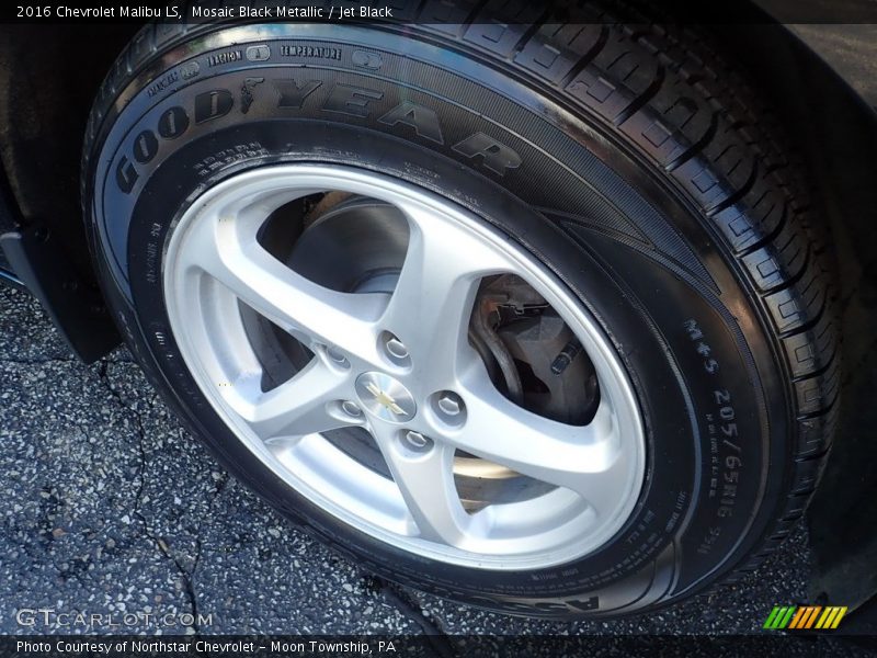 Mosaic Black Metallic / Jet Black 2016 Chevrolet Malibu LS