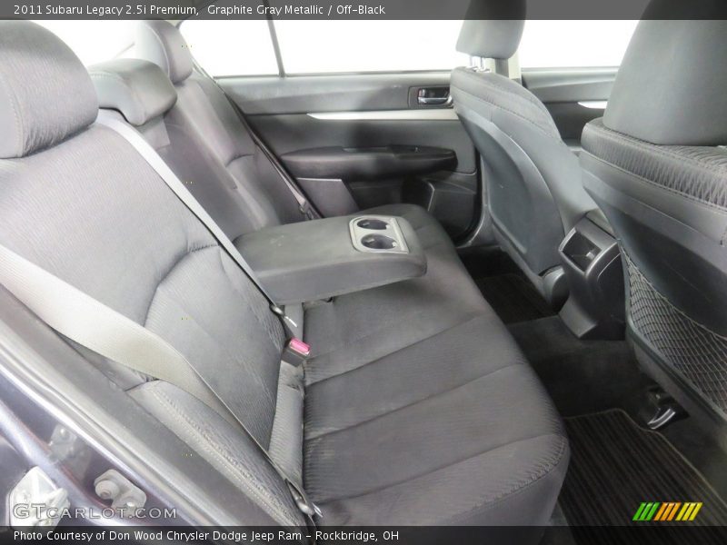 Graphite Gray Metallic / Off-Black 2011 Subaru Legacy 2.5i Premium
