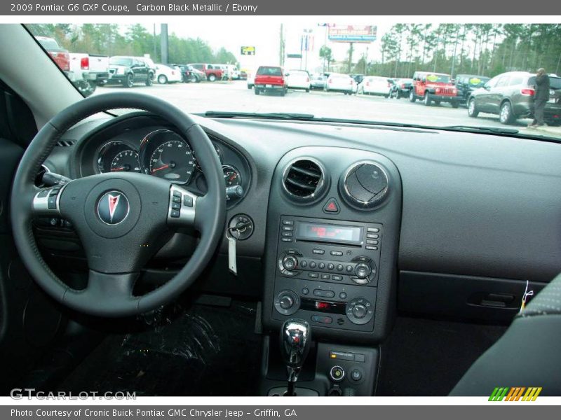 Carbon Black Metallic / Ebony 2009 Pontiac G6 GXP Coupe