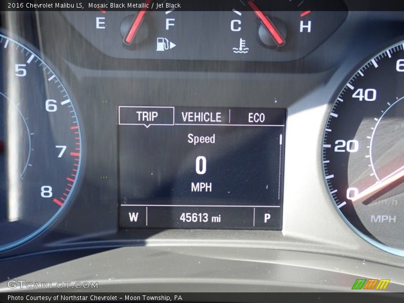 Mosaic Black Metallic / Jet Black 2016 Chevrolet Malibu LS