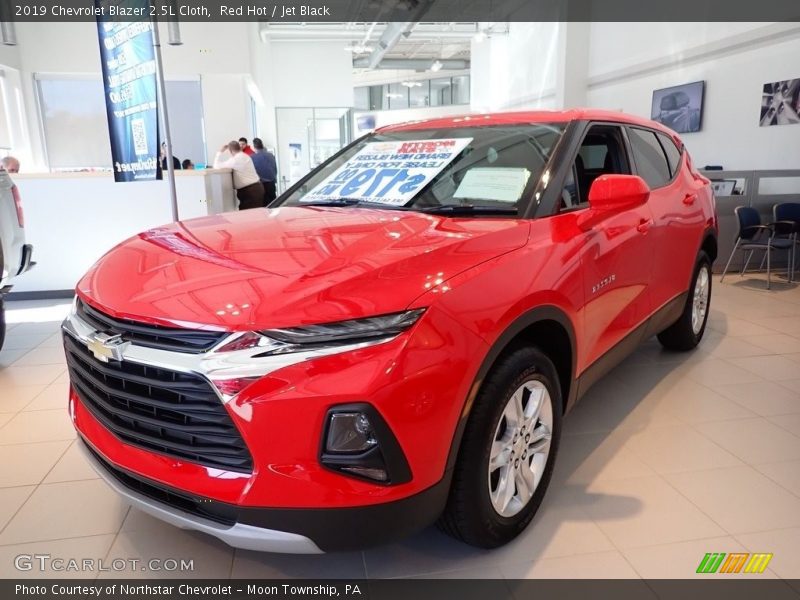 Red Hot / Jet Black 2019 Chevrolet Blazer 2.5L Cloth