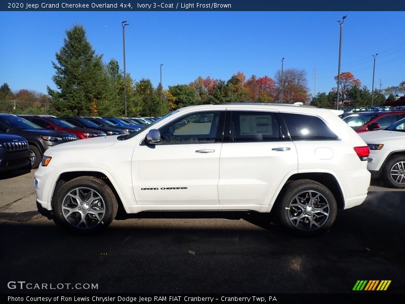 Ivory 3-Coat / Light Frost/Brown 2020 Jeep Grand Cherokee Overland 4x4