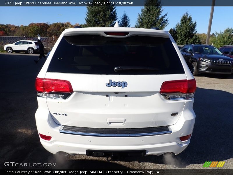 Ivory 3-Coat / Light Frost/Brown 2020 Jeep Grand Cherokee Overland 4x4