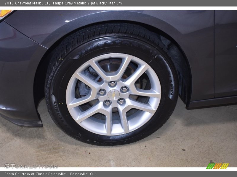 Taupe Gray Metallic / Jet Black/Titanium 2013 Chevrolet Malibu LT
