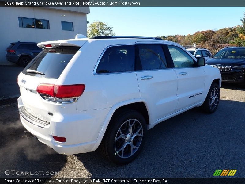 Ivory 3-Coat / Light Frost/Brown 2020 Jeep Grand Cherokee Overland 4x4
