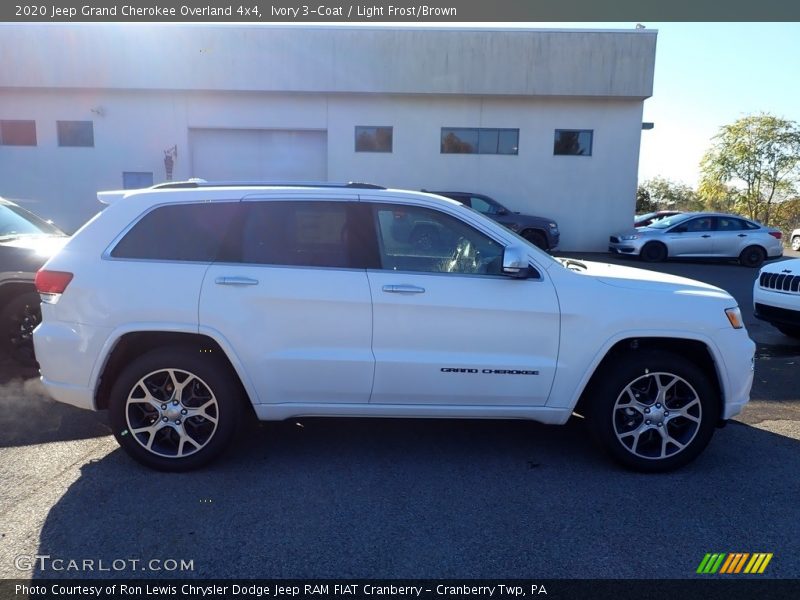 Ivory 3-Coat / Light Frost/Brown 2020 Jeep Grand Cherokee Overland 4x4