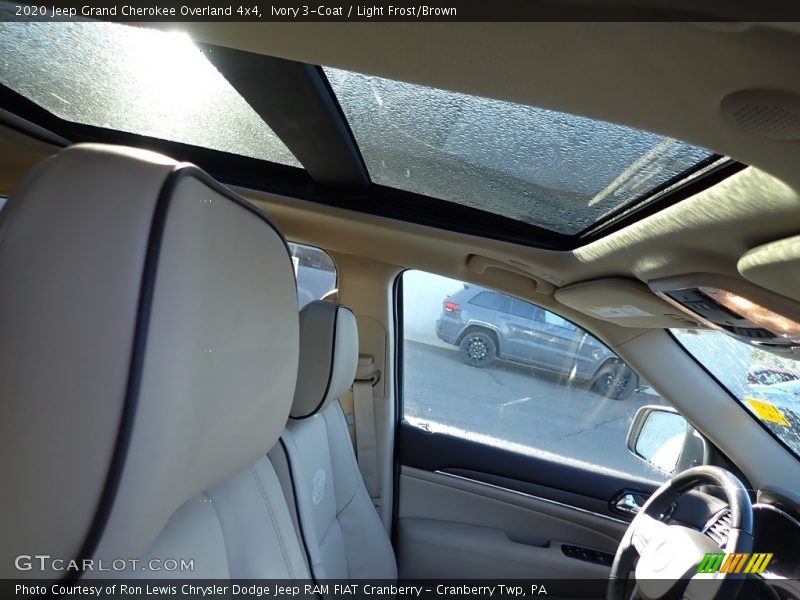 Ivory 3-Coat / Light Frost/Brown 2020 Jeep Grand Cherokee Overland 4x4