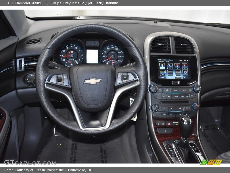 Taupe Gray Metallic / Jet Black/Titanium 2013 Chevrolet Malibu LT